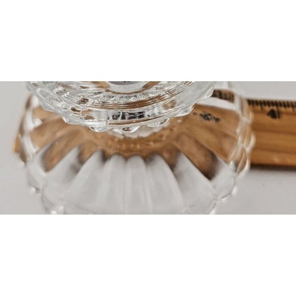 2 Partylite Quilted Votive Candle Holders set crystal  tealight romantic glass r - Picture 11 of 11